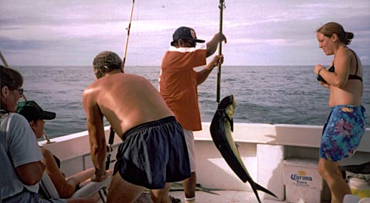 Enlarged photo of fishing