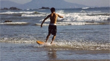 Skateboard through the waves of Troncones beach! Click to see enlarged version